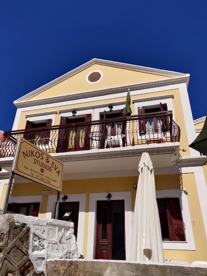 Nikos And Eva Studios Đảo Sými Ngoại thất bức ảnh
